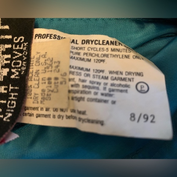 Night moves sequins lace dress vintage 90s party holiday christmas new years eve - Picture 9 of 9